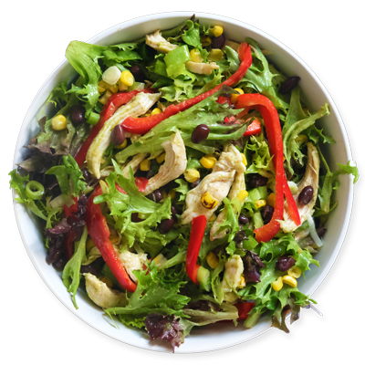 Santa Fe Style Salad with Chicken